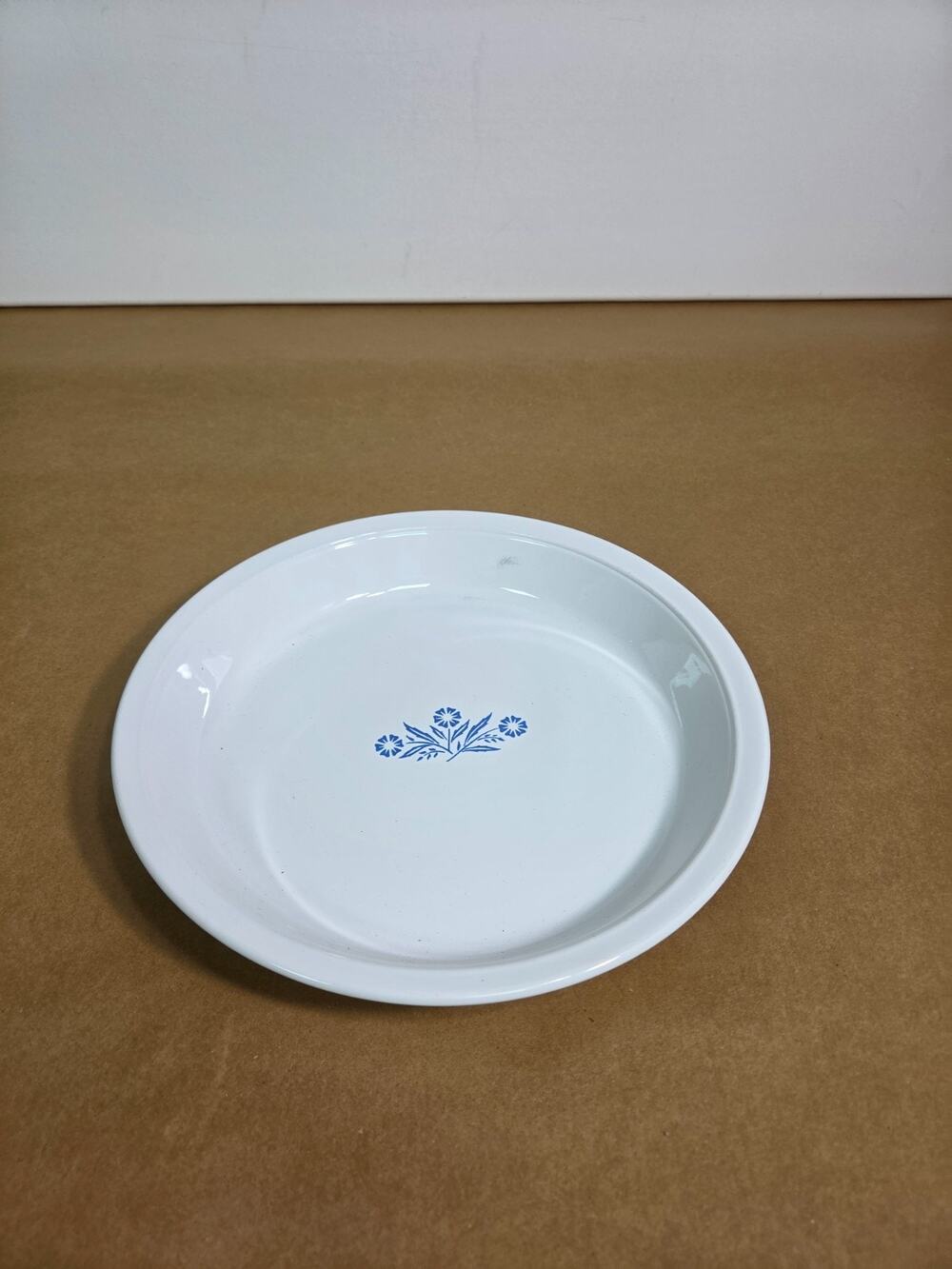 Vintage Corning Ware Cornflower Blue 9 Inch Pie Plate P-309 Pyroceram